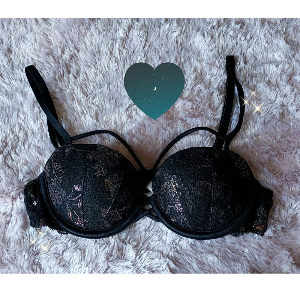 VS Pink 32B Date Push-Up Bra